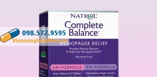 Cách dùng thuốc sinh lý nữ Natrol Menopause Formula? Giá bao nhiêu? Thuốc sinh lý nữ: Natrol Menopause Formula