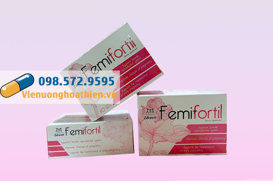 Femifortil giúp bổ sung nội tiết tố nữ